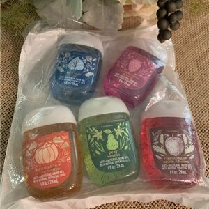 Bath & Body Works Fall Variety Pocketbac Hand Gel Bundle